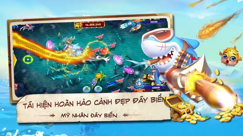  Đồ họa 3D sống động của bắn cá Long Vương tại 188BET