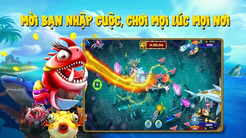  Giao diện multiplayer của bắn cá Long Vương tại 188BET